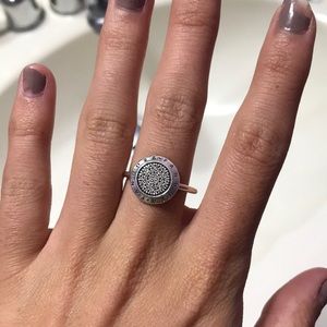 Pandora logo ring- size 7